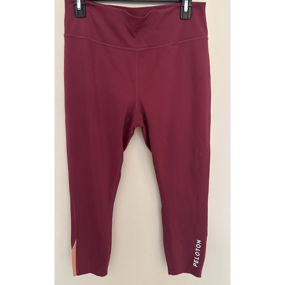 Peloton Women's 1X Leggings Wine/Burgundy Very Soft EUC